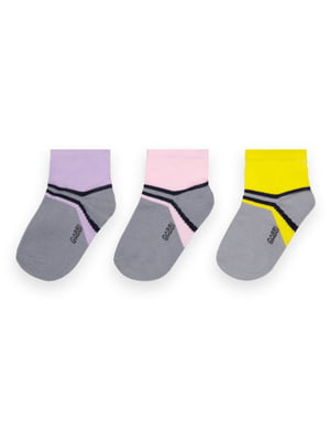 Комплект бавовняних укорочених шкарпеток | 6512158