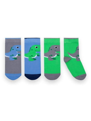 Комплект бавовняних шкарпеток: 3 пари | 6512172