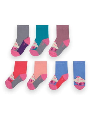 Комплект бавовняних шкарпеток махрових | 6512174