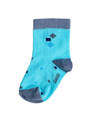 Шкарпетки різнокольорові в принт | 6512180