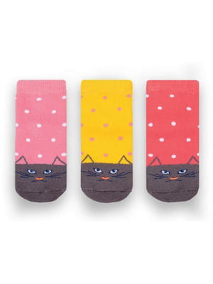 Комплект бавовняних шкарпеток махрових: 3 пари | 6512183