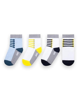 Комплект бавовняних шкарпеток: 3 пари | 6512192