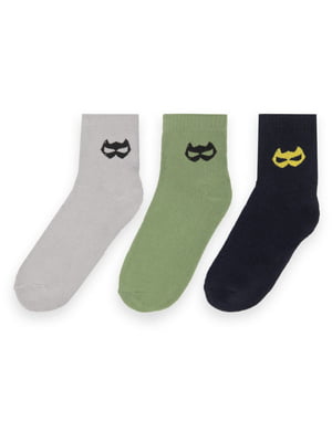 Комплект бавовняних шкарпеток махрових | 6512234