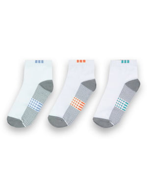 Комплект бавовняних укорочених шкарпеток | 6512289