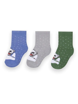 Комплект бавовняних шкарпеток махрових | 6512356