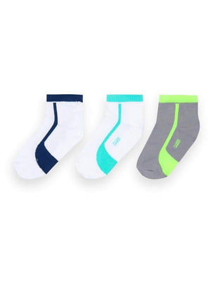 Комплект бавовняних укорочених шкарпеток | 6512373