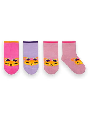 Комплект бавовняних шкарпеток: 3 пари | 6512376