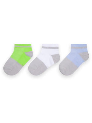 Комплект бавовняних укорочених шкарпеток | 6512383