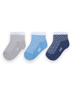 Комплект бавовняних ажурних шкарпеток | 6512384