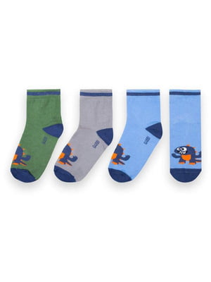 Комплект бавовняних шкарпеток: 3 пари | 6512395