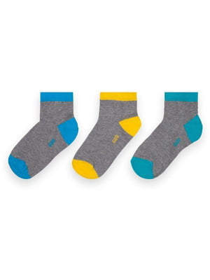 Комплект бавовняних укорочених шкарпеток | 6512399