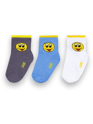 Комплект бавовняних шкарпеток: 3 пари | 6512414
