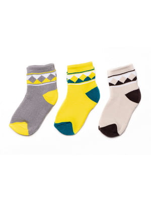Комплект бавовняних шкарпеток махрових | 6512434