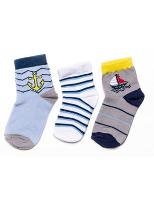 Комплект бавовняних шкарпеток | 6512437