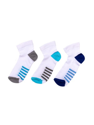 Комплект бавовняних укорочених шкарпеток | 6512443