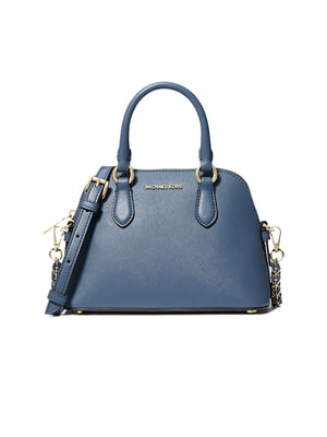 Синя сумка з логотипом бренду | 6515016