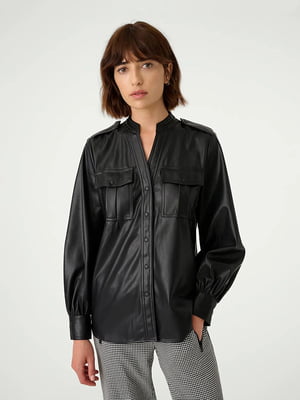 Куртка-рубашка черная | 6515032