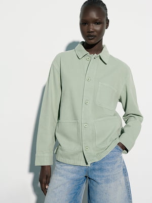 Куртка-рубашка светло-зеленая | 6515070