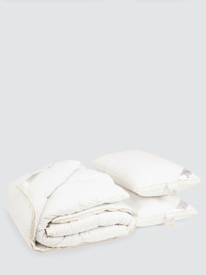 Набір пуховий Royal Series Climate-comfort: ковдра (110x140 см)  і подушка (50х70 см) | 6415042