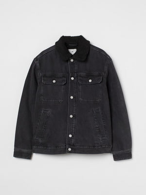 Куртка джинсовая черная | 6518821