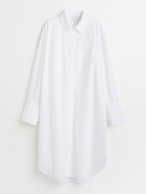 Платье-рубашка белое | 6518885