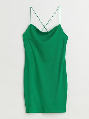 Сукня на бретелях зелена | 6518944