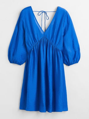 Сукня синя фактурна | 6518948