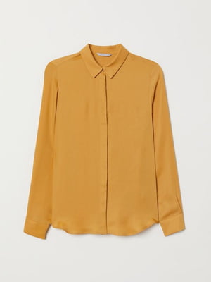 Блуза гірчичного кольору | 6519138