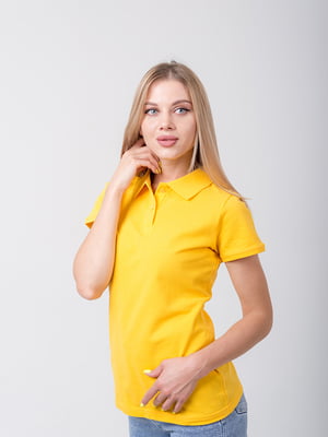 Лимонна футболка-поло | 6520042