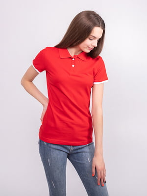 Червона футболка-поло | 6520088