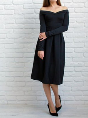 Сукня А-силуету чорна | 6520600
