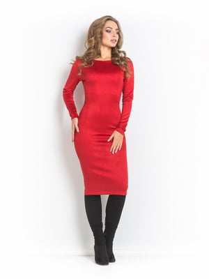 Сукня-футляр червона | 6520722