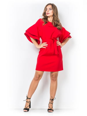 Сукня-футляр червона | 6520825