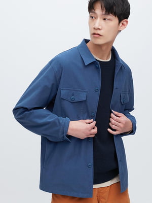 Куртка-сорочка синя | 6518416