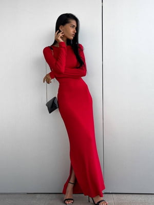 Сукня-футляр червона | 6523702