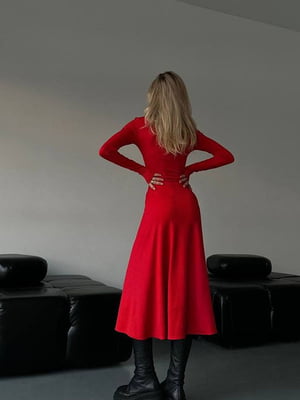Сукня А-силуету червона | 6523877