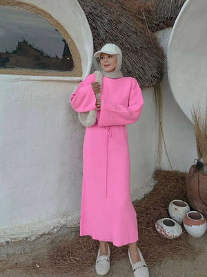Сукня А-силуету рожева | 6523915