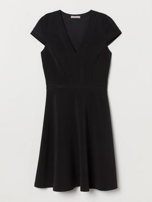 Платье черное с потайной молнией | 6525307