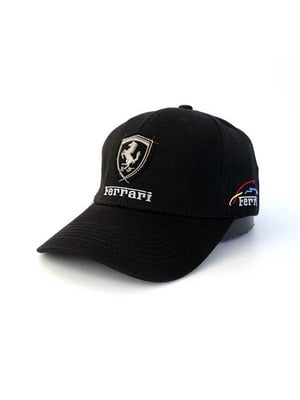 Кепка чорна з логотипом Ferrari Sport Line | 6529007