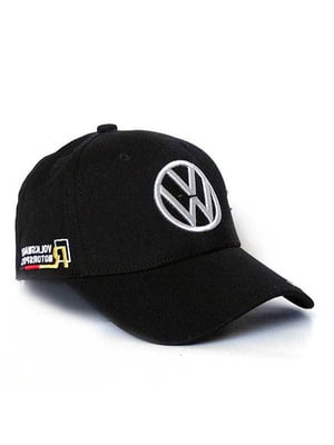 Бейсболка черная с логотипом авто Volkswagen | 6529420