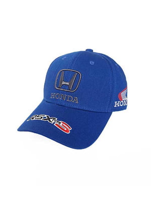 Кепка синя із логотипом авто “Honda” | 6529851