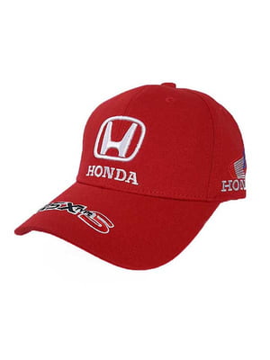 Автомобільна червона кепка "Хонда" | 6529852