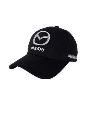 Автомобільна чорна кепка "Mazda Sport Line" | 6529855