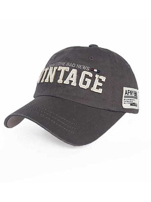 Сіра бейсболка "Vintage" | 6529889