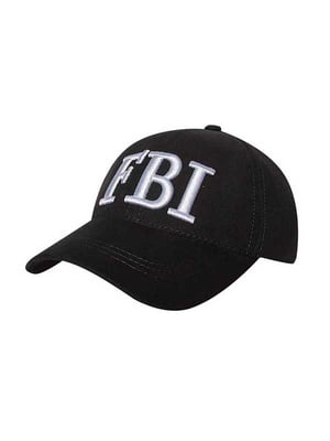 Чорна кепка "FBI" | 6530624