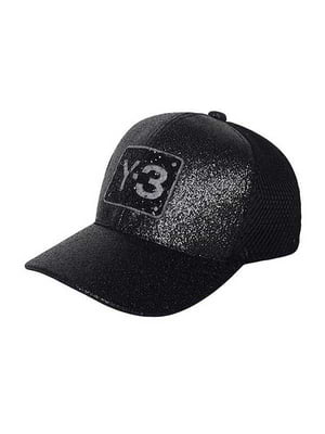 Стильна чорна кепка із декором | 6530785