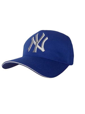 Синяя бейсболка с логотипом “NY” | 6530908
