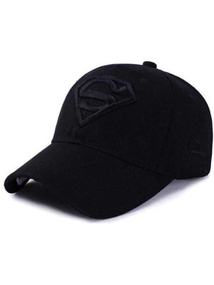 Стильна чорна кепка "SuperMan" | 6531235