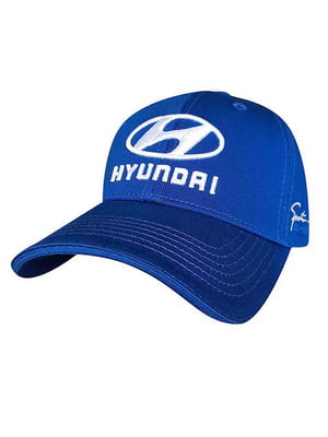 Кепка синяя с логотипом авто “Hyundai” | 6531314