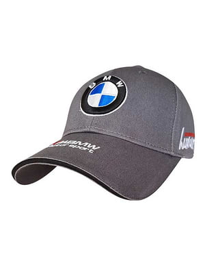 Сіра кепка з логотипом "БМВ" | 6531333